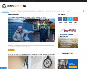 Screenshot Eemskrant.nl