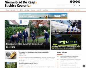 Screenshot Nieuwsblad De Kaap