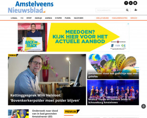 Screenshot Amstelveens Nieuwsblad