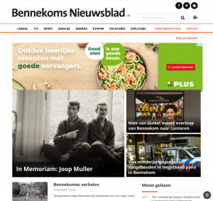 Screenshot Bennekoms Nieuwsblad