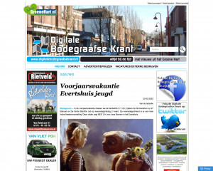 Screenshot Digitale Bodegraafse Krant