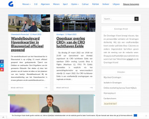 Screenshot Groninger Krant