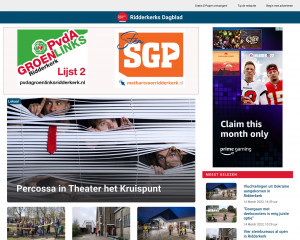Screenshot Ridderkerks Dagblad