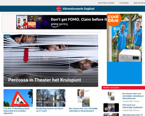 Screenshot Albrandswaards Dagblad