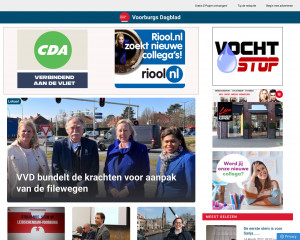 Screenshot Voorburgs Dagblad