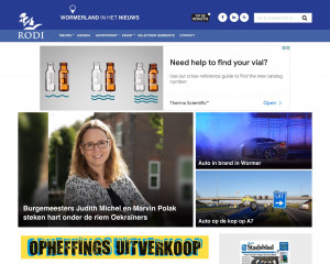 Screenshot Wormerland in het Nieuws