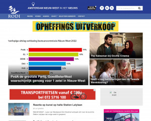 Screenshot Amsterdam Nieuw-West in het Nieuws
