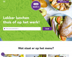 Screenshot Lunch.nl