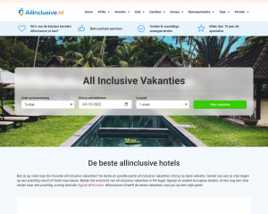 Screenshot Allinclusive.nl