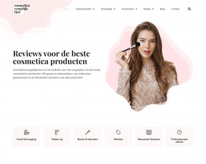 Screenshot Cosmeticavergelijkjehier.nl
