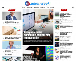 Screenshot Zakenweek.nl