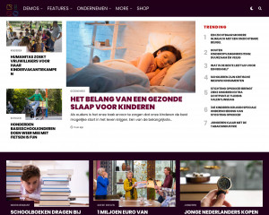 Screenshot Kidsnieuws.nl