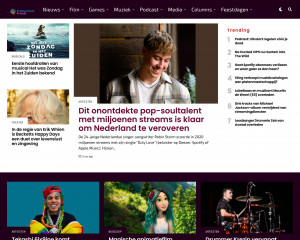 Screenshot Entertainmentactueel.nl