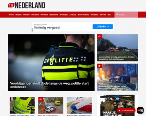 Screenshot 112Nederland.nl