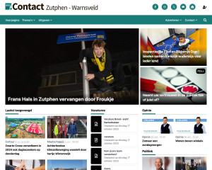 Screenshot Contact Zutphen-Warnsveld