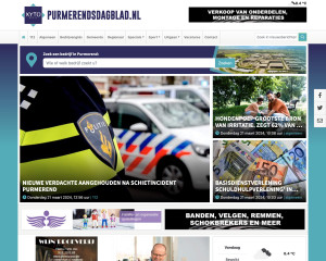 Screenshot Purmerendsdagblad.nl
