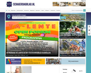 Screenshot Schagerdagblad.nl